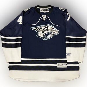 Nashville Predators Navy Alexander Radulov Reebok NHL Hockey Jersey Size 4XL